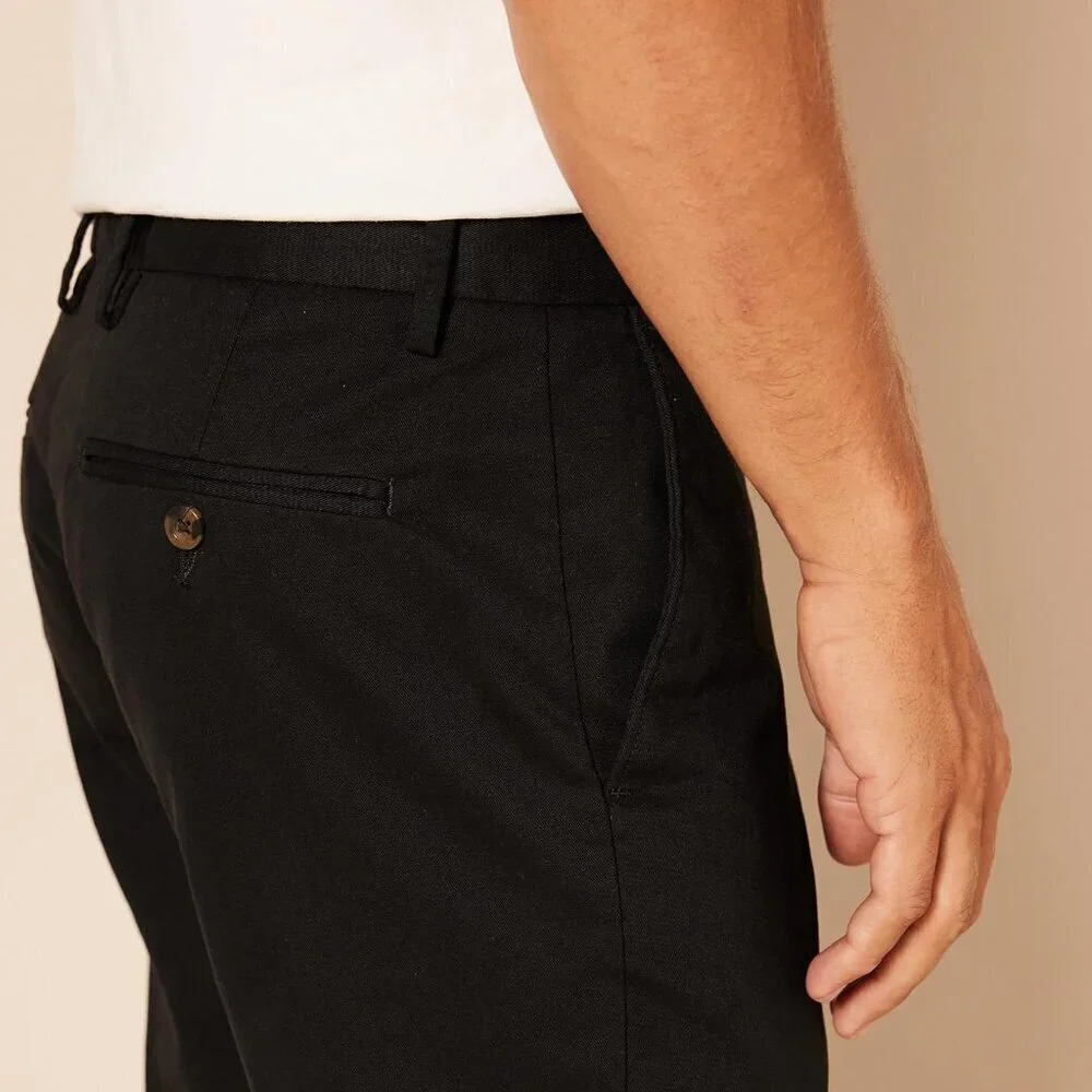 Mens Slim-Fit Wrinkle-Resistant Flat-Front Chino Pant